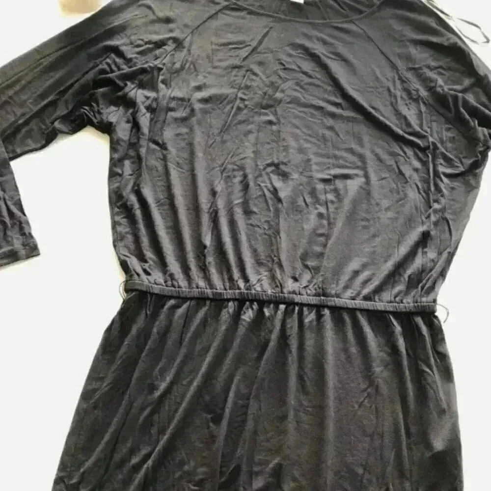 Michael Kors Mini Little Black Dress Long Sleeves